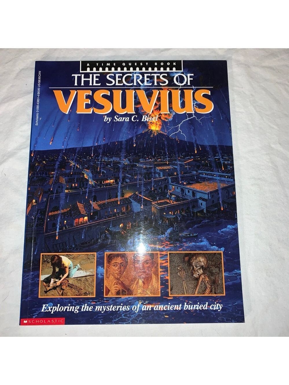 Scholastic The Secrets of Vesuvius Coffee Table Book paperback